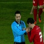 Gest surprinzător după Mioveni-Sibiu: Popa i-a pupat mâna arbitrului Sebastian Colţescu