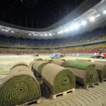 Au început lucrările de înlocuire a gazonului pe Arena Naţională