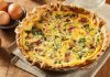 Quiche cu spanac si branza