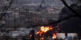 Baza aeriana Chornobaivka, simbol al infrangerii Rusiei